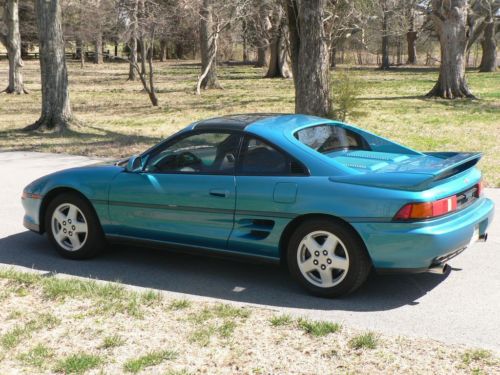 1993 toyota mr2 turbo - 5 spd - turquoise pearl