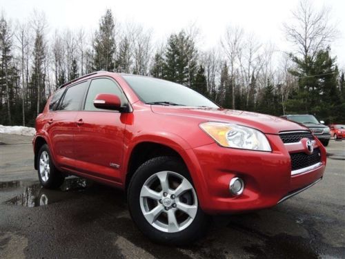 2011 toyota rav4 4x4 limited heated leather moonroof towing rev cam1-owner trade