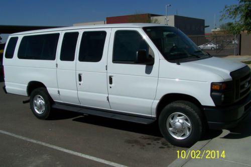 2011 ford 15 passenger extended length van in excellent condition.