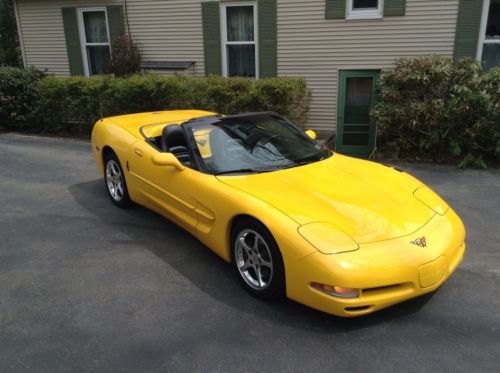 2001 yellow,conv. priced to sell,heads up c.d. changer.