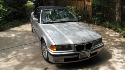 1998 328i e36 cabrio m52 2.8l automatic leather silver all original complete