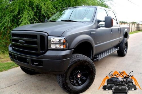 2006 ford f250 fx4 lifted 4x4 matte black loaded lthr power wheels free shipping