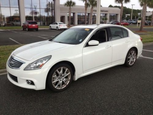 2011 infiniti g37 4dr rwd 3.7l  sunroof  abs 4-wheel disc brakes 7-speed a/t