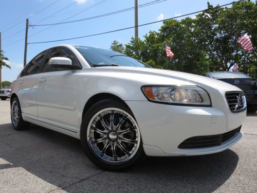 08 volvo s40 2.4i clean carfax leather 5 cylinder 07 09 luxury like new