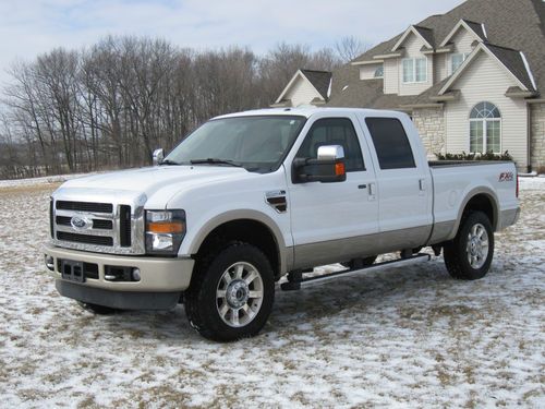 2010 ford f-250 super duty king ranch crew cab pickup 6.4l fx4 diesel