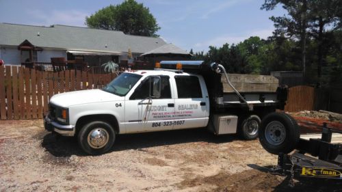 &#039;98 gmc 3500 quad cab dump truck