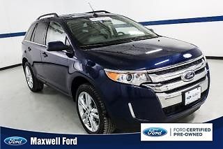 12 ford edge limited, comfortable leather seats, navigation!