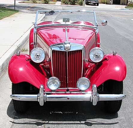 1952 mg td california car red exterior biscuit interior show or drive beautiful