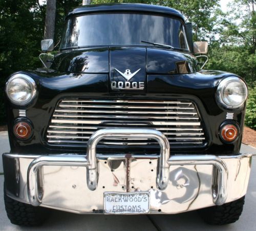 buy new 1955 dodge panel van, power wagon, town panel, 4x4, classic
