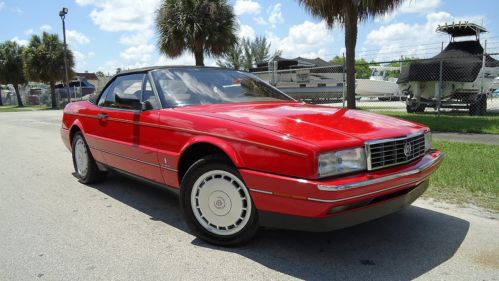 1991 cadillac allante convertible , showroom clean , no reserve , florida