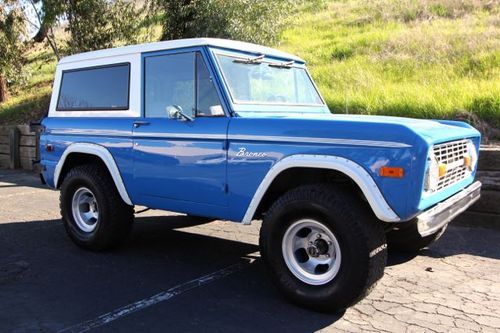 1975 ford bronco 4x4 rust free california truck 302 automatic $9900