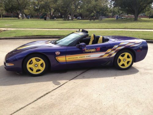 1998 corvette pace car - computer-tuned, 6-spd manual, drives great!