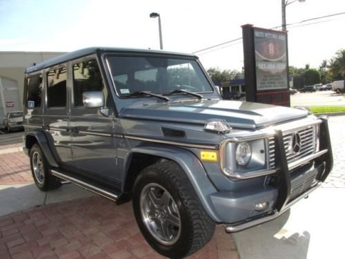 07 granite grey g-55 4matic awd amg g-wagon -one owner -designo -navigation