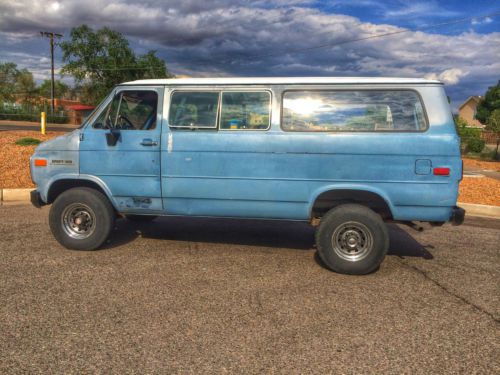 Find used 1985 four wheel drive 4x4 Chevy sportvan By LRP ...
