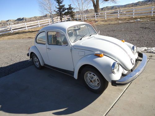 1976 vw beetle. recent rebuilt engine with 60,000 mi. runs really well!