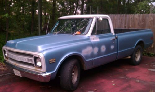 1971 chevy pickup w/ crate motor &amp; 4 speed trans