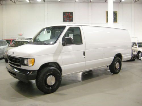 2002 e-250 super van carfax certified one florida owner ready to work and make$$