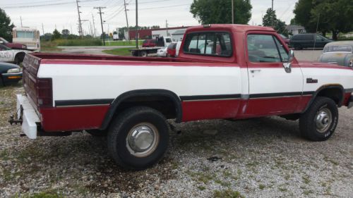 1991 dodge w-350 4x4 5 speed 12v cummins