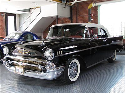 1957 chevrolet bel-air convertible fully restored must see it to appreciat it