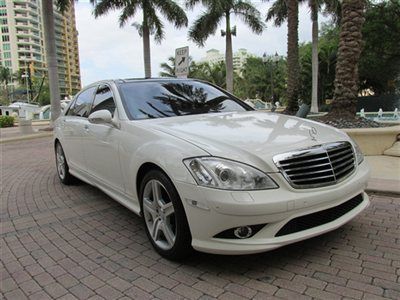 White mercedes s 550 sport pano roof navi climate seats loaded