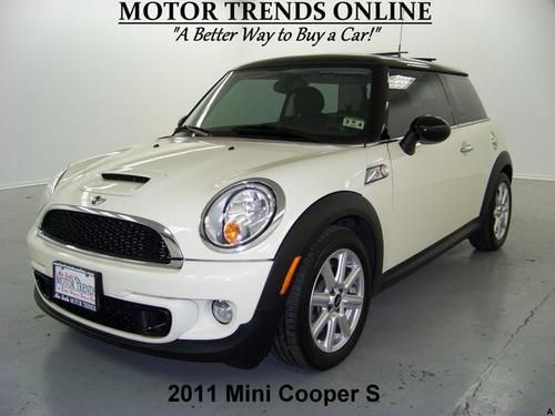 S coupe turbo leather htd seats pano sunroof sport mode 2011 mini cooper 14k