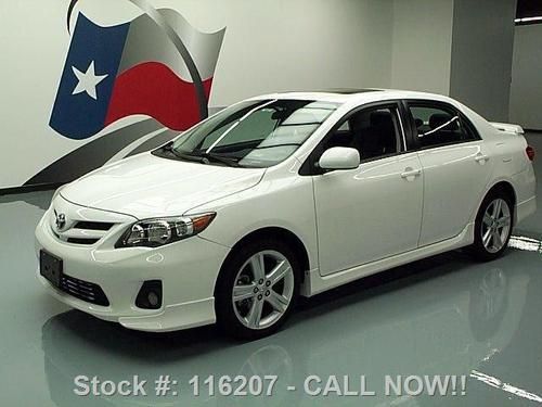 2013 toyota corolla s sunroof leather ground effects 4k texas direct auto