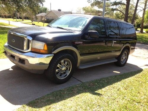 No reserve!! no reserve!! 2001 ford excursion limited sport utility 4-door 6.8l