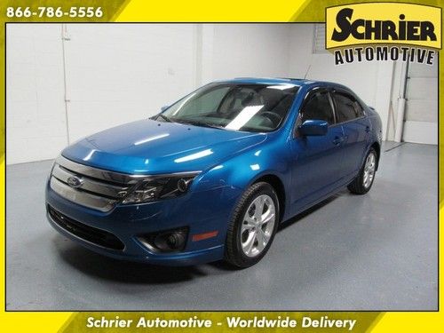 2012 ford fusion se blue 1 owner warranty bluetooth aux