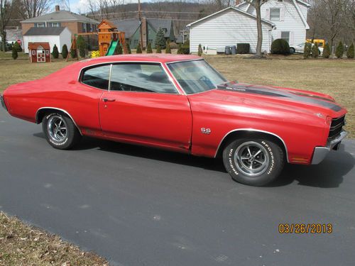 1970 chevelle ss396 matching # with documentation