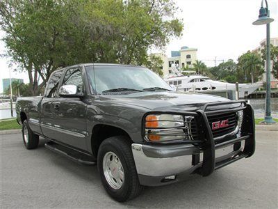 Gmc 1500 sierra extracab 4d long bed z 71 4x4 leather sle