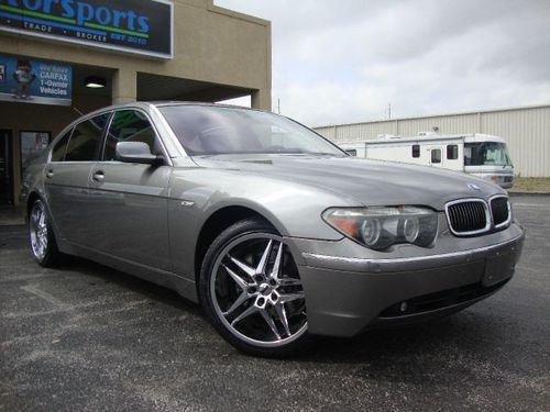 2005 bmw 745li*snrf*lux seating pkg*nav*logic 7 sound*dsc*ars*idrive