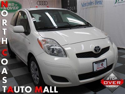 2009(09)yaris hatchback 1.5l white/gray cruise sat aux abs save huge!!!