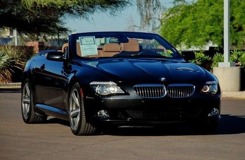 650i convertible - leather - v8 - heads up display - sports pkg - premium sound