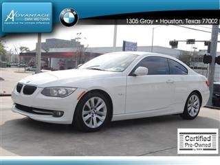 2011 bmw certified pre-owned 3 series 2dr cpe 328i rwd