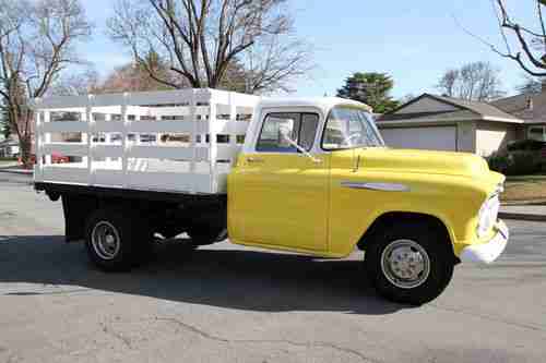 Find used 1957 Chevrolet 3800 Series 1 Ton Dually Stake ...