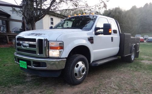 Ford f-350 super duty xlt 6.4 power stroke turbo diesel dually  utility tool 4x4