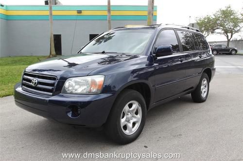 2005 toyota highlander 1 owner no accident  us bankruptcy court auction
