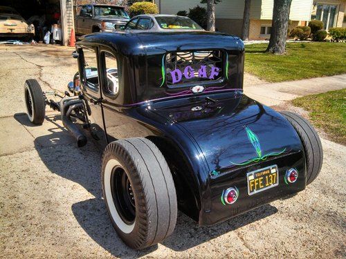 1931 ford model a coupe, hot rod, rat rod, street rod