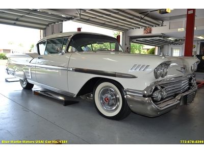 Classic 1958 concours impala powerglide auto turbo thrust 348ci numbers matching