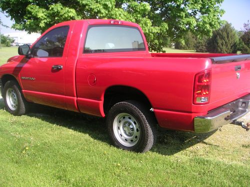 2006 dodge ram sport 1500 short bed red low miles