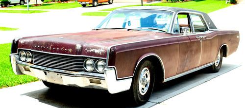 1967 lincoln continental all original, unmodified w/ og documentation solid car