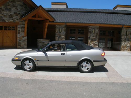 Beautiful 1997 saab 900 se turbo convertible 2-door 2.0l no rust colorado car-nr