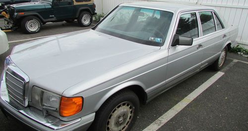 1988 mercedes benz 420sel 4 door sedan - very good condition