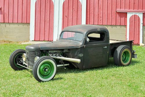 1946 rat rod ford chopped cab pickup truck hot 302 engine