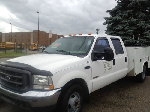 F350 automatic diesel utility bed crewcab