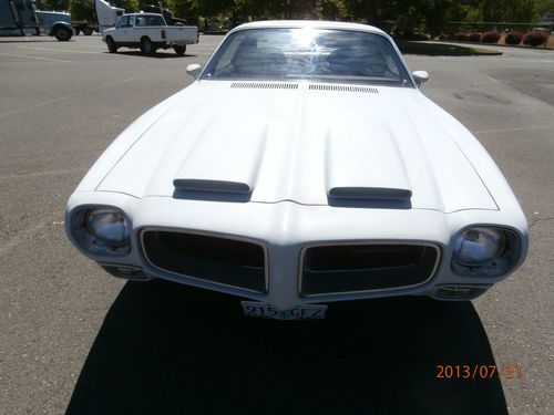 1972  firebird formula numbers matching pontiac 400 muncie 4-speed positrac