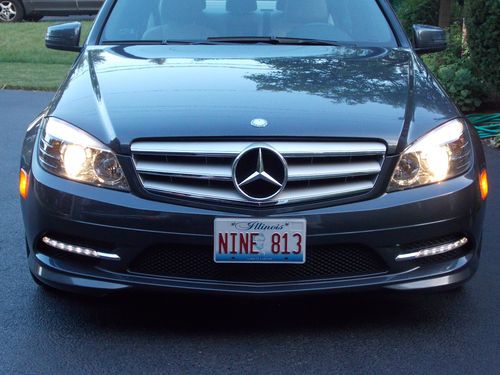 2011 immaculate-c300 sport 4-matic, nav., steel gray with ash/black int.