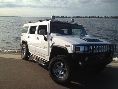 2003 hummer h2 4x4 3rd seat winter pkg front/rear clean carfax, great condition