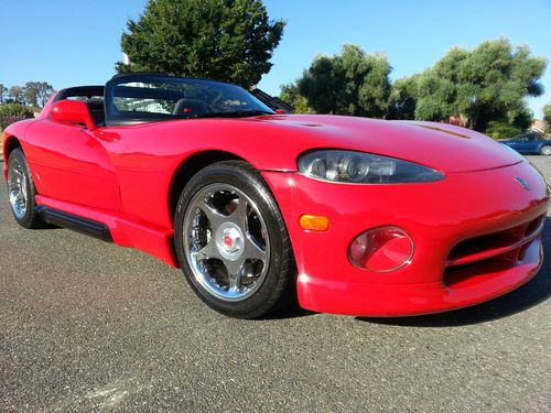 1994 dodge viper rt10 roadster convertible red