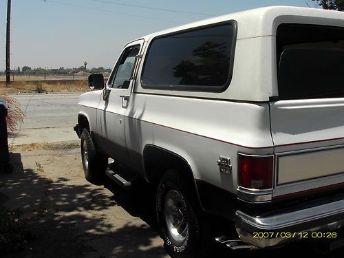 Full size chevy blazer 4x4